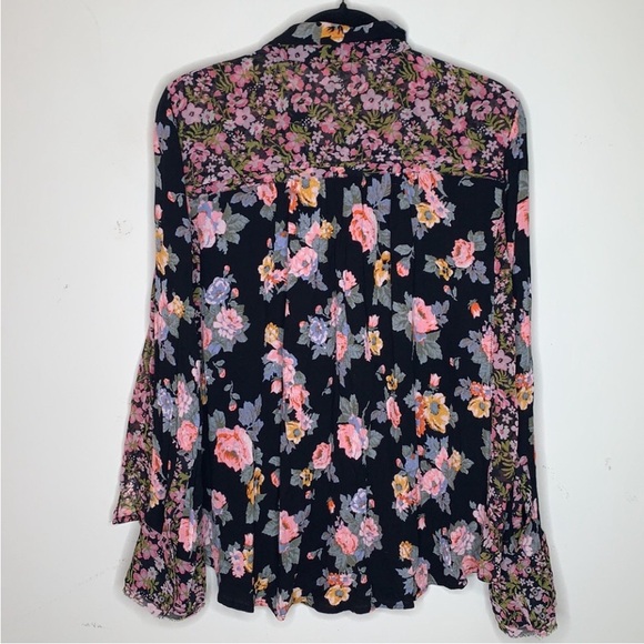 Free People Hold On To Me Printed Top Size XL - Picture 8 of 10